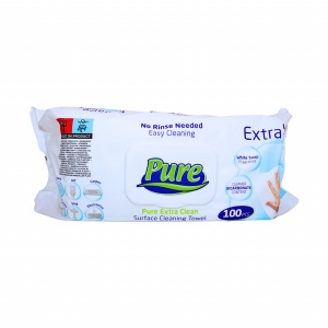 Servetele umede suprafete Pure 100 buc - Img 3