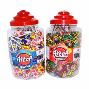 Acadele asortate pe bat Aytop Fans, 16 g x 100 buc - Img 3