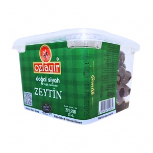 Masline Celayir negre in ulei 201-260, 400 g - Img 3