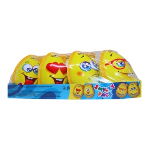 Oua cu surprize din plastic Smiley Face 35 g, 8 buc - Img 2