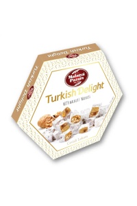 Rahat Turcesc cu Nuca 250 g Malatyapazari, Textură Moale cu Aromă de Nucă