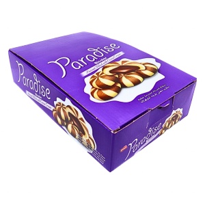 Biscuiti crema cacao bicolori Paradise 27 g, 24 buc - Img 3
