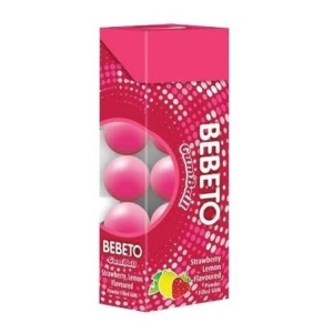 Guma Bebeto Ball 25 g, 12 buc