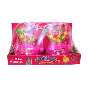 Guma de mestecat cu jucarie Jackpot Princess 40 g, 12 buc - Img 2