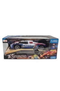 Mașină PICC RC cu lumini – Jucărie cu telecomandă cu 4 funcții, albă (Model 5692360379466)