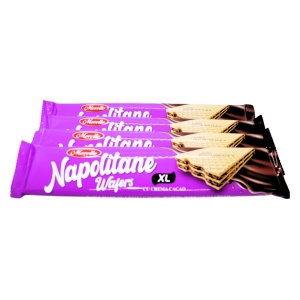 Napolitane cu crema de cacao Morello XL 42 g, 36 buc - Img 2