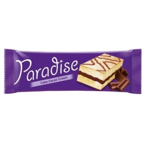 Prajitura cu ciocolata neglazurata Paradise 25 g, 24 buc