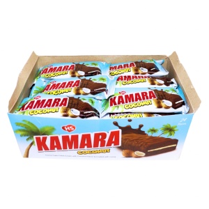 Prajitura cu ciocolata si cocos Kamara 20 g, 24 buc - Img 2