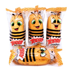 Prajituri cu lapte si miere Today Goldies 45 g, 24 buc