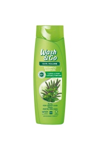 Sampon Wash&Go pentru par gras cu extract de ierburi
