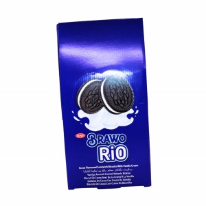 Biscuiti de cacao si crema vanilie Brawo Rio 55g, 24 buc - Img 4