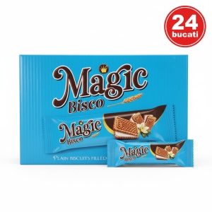 Biscuiti deliciosi cu crema de vanilie 45 gr *24 bucati