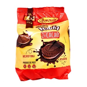 Biscuiti eugenii cacao de post Nadia Boromir 240 g - Img 1