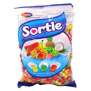 Bomboane caramele mix fructe Sortie 800 g - Img 1