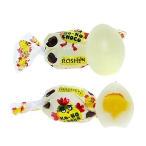 Bomboane ciocolata alba Roshen Ko-Ko Choco White 1 kg - Img 2