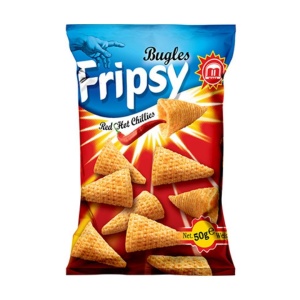 Chipsuri ardei iute Fripsy 50 g, 25 buc