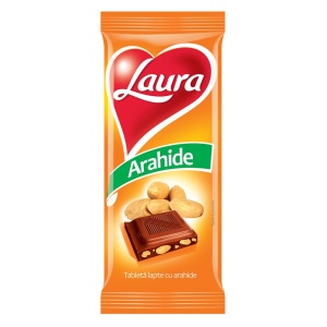 Ciocolata Laura cu arahide 85 g