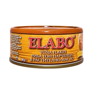 Conserva peste ton fulgi in ulei vegetal Elabo 160 g - Img 2