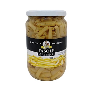 Fasole galbena la borcan Boierul 690 g