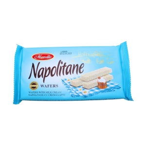 Napolitane crema de lapte Morello 50 g, 24 buc - Img 2