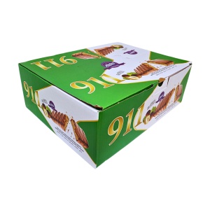 Napolitane cu glazura si crema de alune 911, 50 g, 24 buc - Img 3