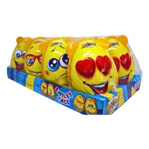 Oua cu surprize din plastic Smiley Face 35 g, 8 buc - Img 4