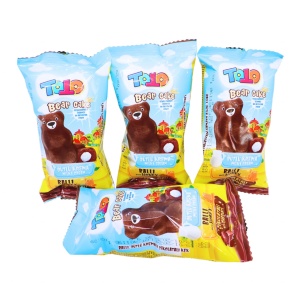 Prajitura ursulet ciocolata si crema lapte si miere Toto 40 g, 24 buc - Img 2
