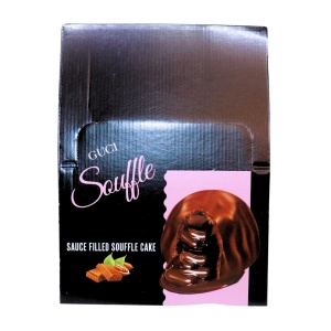 Prajituri souffle cacao alune Guci roz 60 g, 24 buc - Img 4