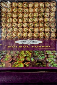 Rahat Turcesc Dubai -Delicatesa cu Cataif , Alune Si Fistic 2.8 kg ( 80 bucati)