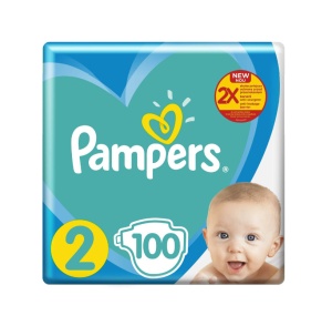 Scutece copii Pampers Active Baby No 2, 4-8 kg, 100 buc