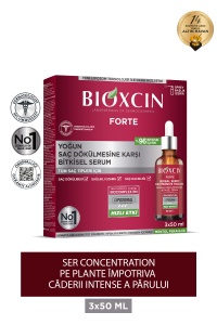 Ser Forte intensiv pe bază de plante împotriva căderii părului 3x50ml