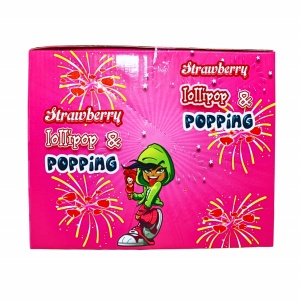 Acadele pocnitoare Popping Lollipop PumpLona 12 g, 24 buc - Img 3