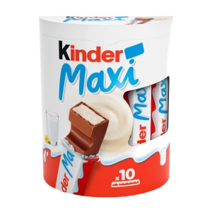 Batoane de ciocolata Kinder Maxi 10 x 21 g - Img 2