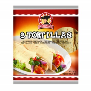 Foi de tortilla lipie din faina de grau Ivanka 8 x 20 cm, 320 g - Img 1
