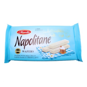 Napolitane crema de lapte Morello 50 g, 24 buc - Img 3