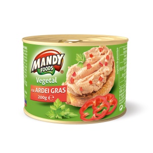 Pate vegetal cu ardei Mandy 200 g