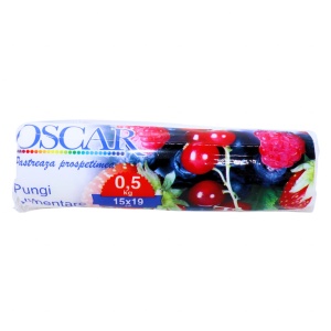 Pungi alimentare Oscar Eco 500 g, 15x19 cm - Img 1