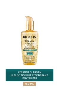 Ulei de îngrijire reparator cu cheratina și argan 150 ml - păr deteriorat și sensibil
