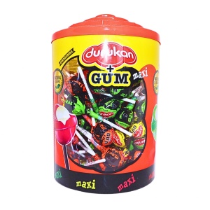 Acadele la bol Maxi Gum Durukan 16 g, 100 buc - Img 2