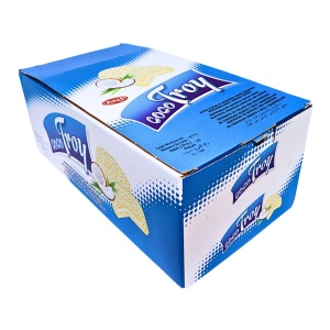 Biscuiti marshmallow crema glazura cocos ciocolata alba Coco Troy 50 g, 24 buc - Img 2