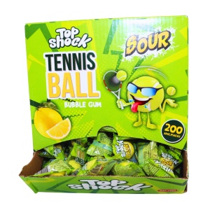 Guma de mestecat Topshock Tennis Balls 4g, 200 buc - Img 3