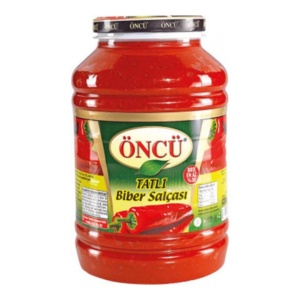 Pastă de ardei gras roșu Oncu 4,3 kg