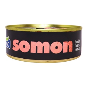 Somon bucati in sos tomat Novac 240 g - Img 2
