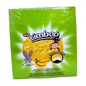 Biscuiti cu marshmallow Cimbo 35 g, 24 buc - Img 1