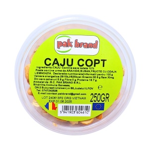 Caju copt cu sare Pak Brand 250 g - Img 2