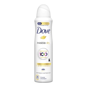 Deodorant spray Dove Invisible Dry, 250 ml