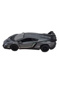 Model de mașină turnată sub presiune PICC Lamborghini Veneno de colecție – Finisaj lateral gri, ediție premium pentru afișaj