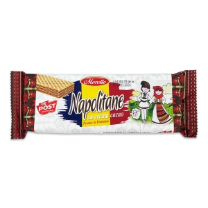 Napolitane de post cu cacao Morello, 50 g, 24 buc - Img 1