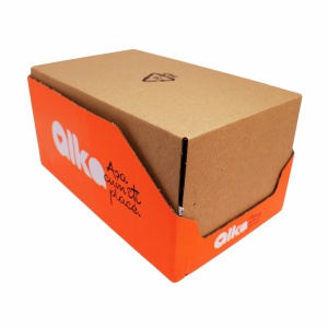 Prajitura Casei cu fulgi de ciocolata si cacao Alka 60 g, 12 buc - Img 4