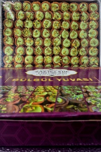Rahat Turcesc Dubai -Delicatesa cu Cataif Dubai si Fistic 2.8 kg ( 80 bucati)